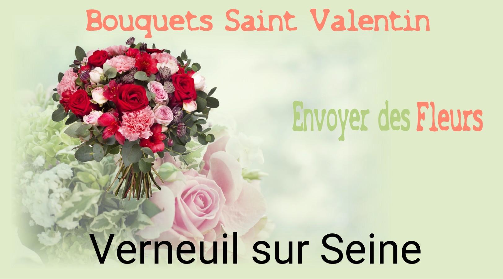 Roses de Saint-Valentin livrées à Verneuil-sur-Seine